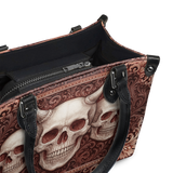 "Triskelion" - Black Interior - Small Leather Handbag - 100.1 DEAL