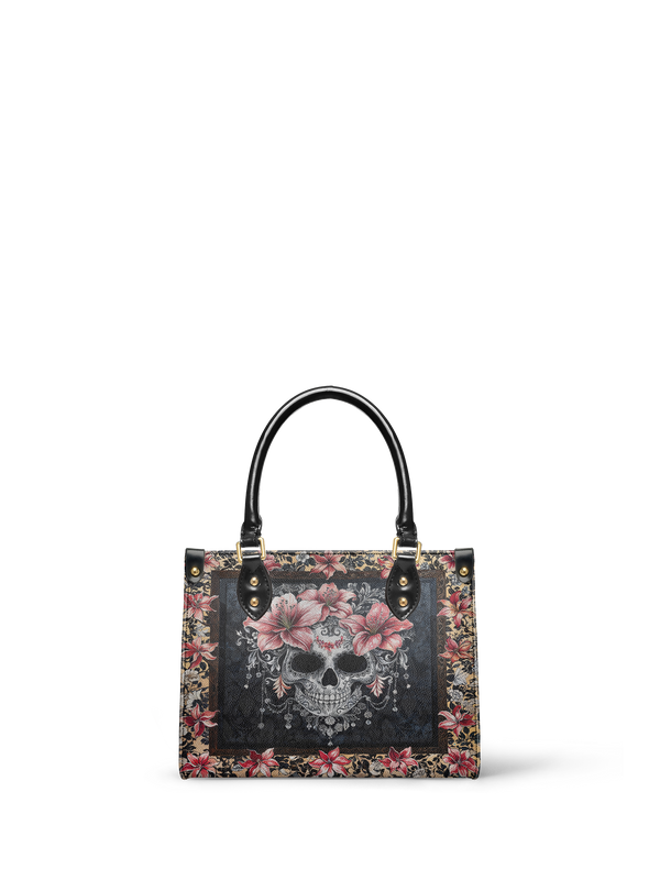 "Roselace" - Yellow Interior - Small Leather Handbag
