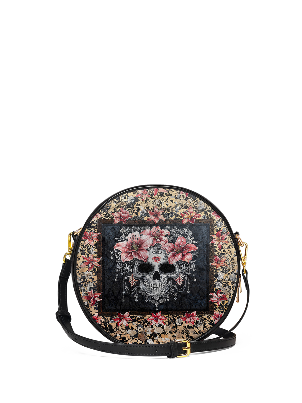 "Roselace" Circle Crossbody Bag