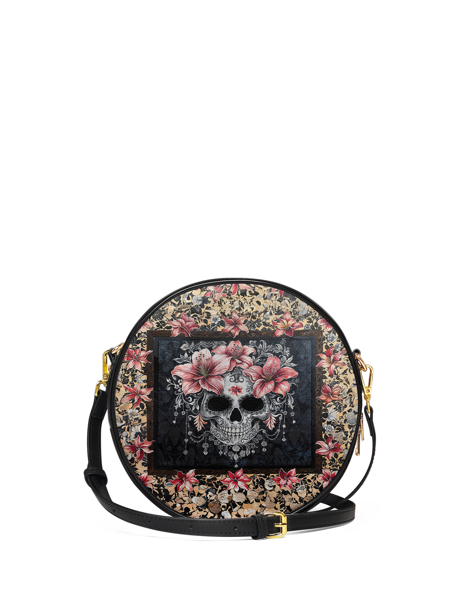 "Roselace" Circle Crossbody Bag