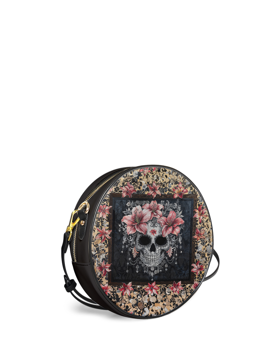 "Roselace" Circle Crossbody Bag