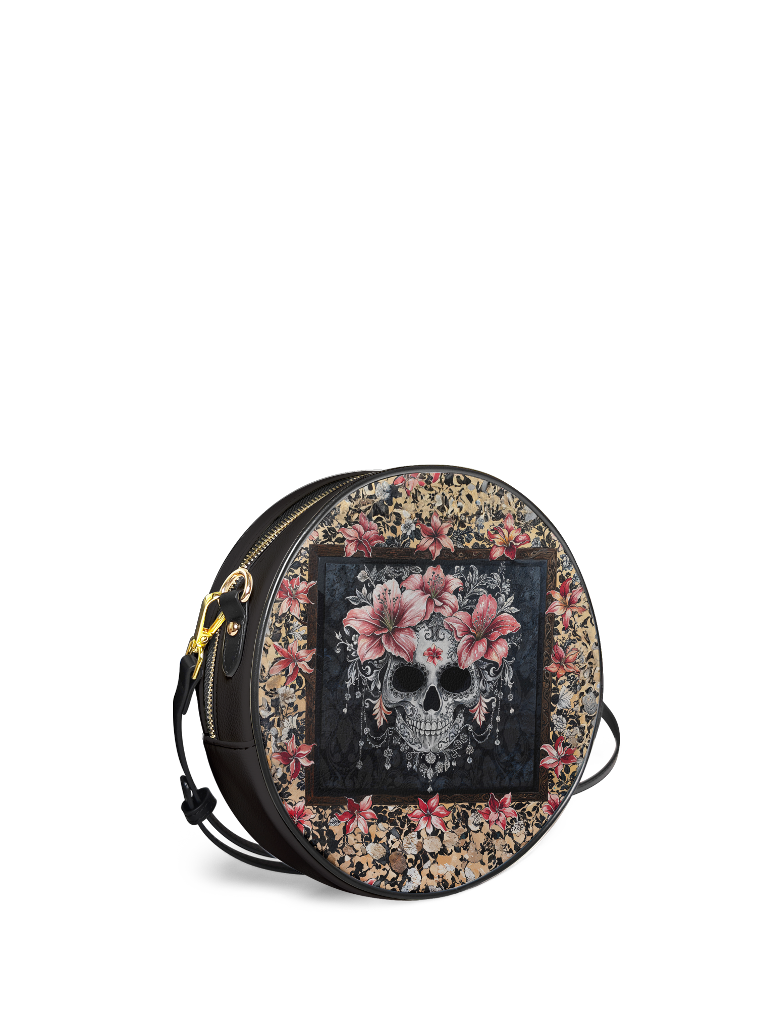 "Roselace" Circle Crossbody Bag