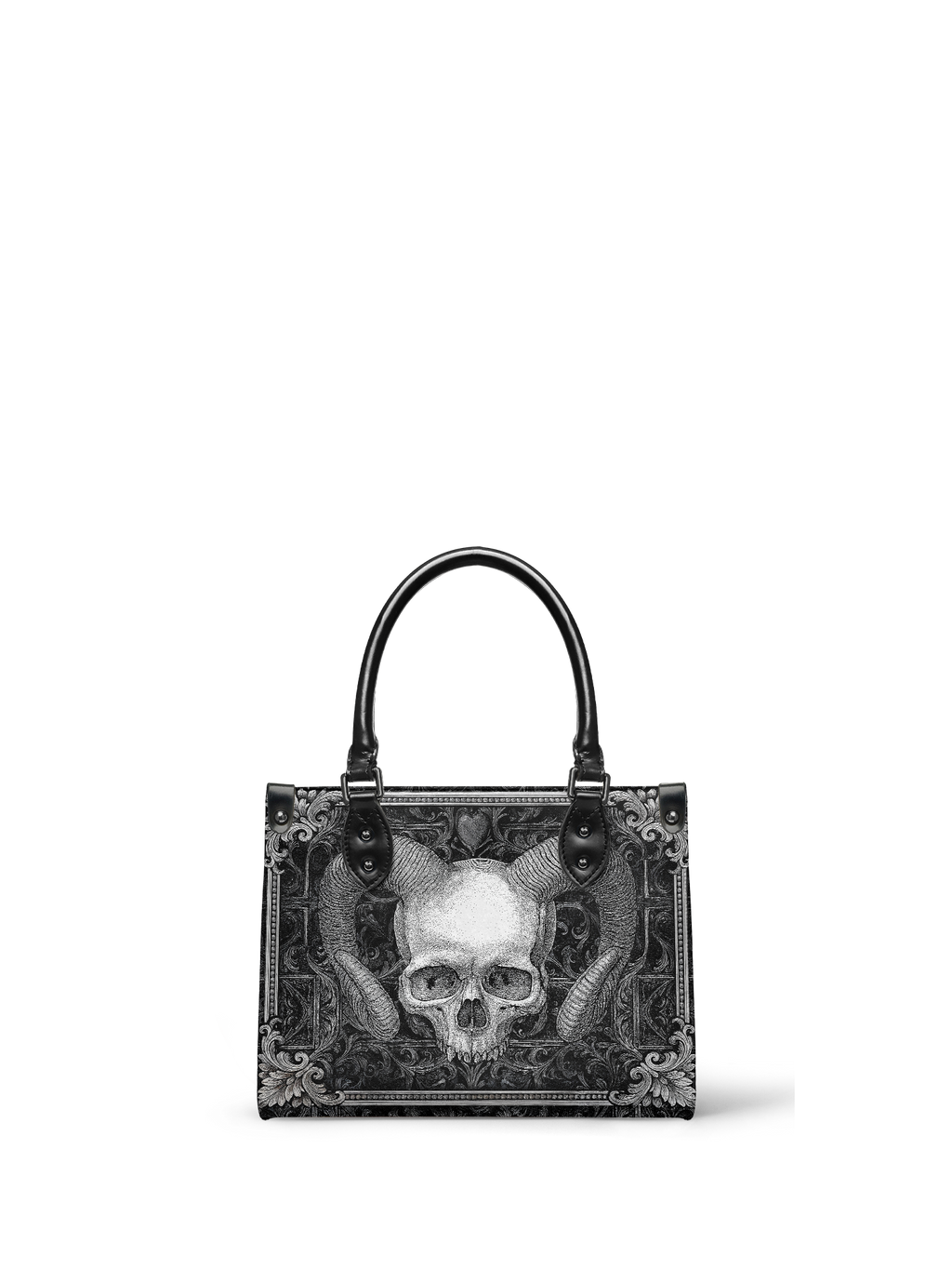 "Grimcrown" - Black Interior - Small Leather Handbag