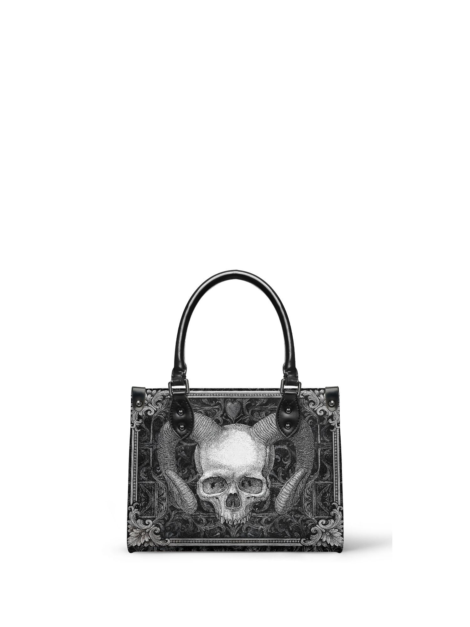 "Grimcrown" - Black Interior - Small Leather Handbag