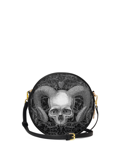 "Grimcrown" Circle Crossbody Bag