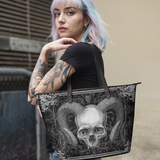 "Grimcrown" Leather Tote Bag