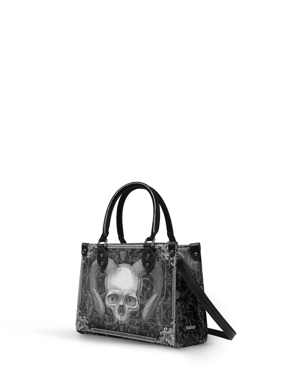 "Grimcrown" - Black Interior - Small Leather Handbag