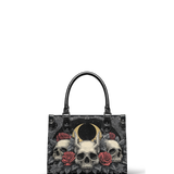 "Nightrosary" - Black Interior - Small Leather Handbag