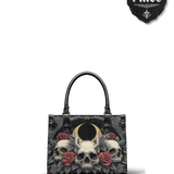 "Nightrosary" - Black Interior - Small Leather Handbag