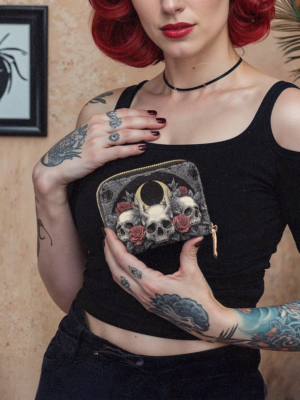 "Nightrosary" Mini Wallet