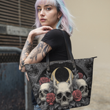 "Nightrosary" Leather Tote Bag