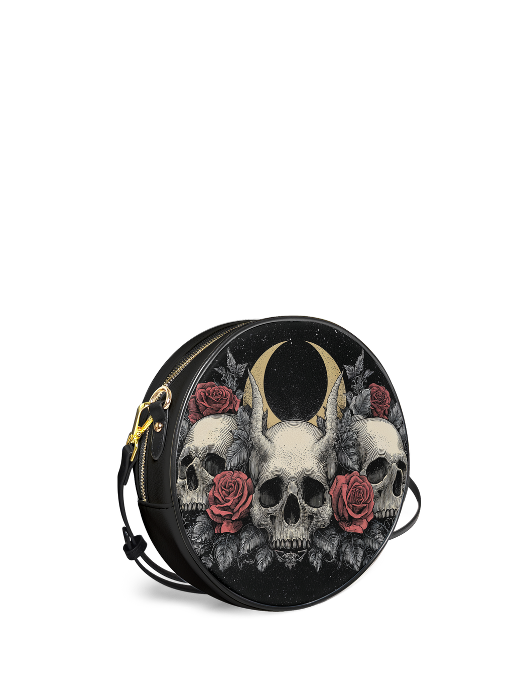 "Nightrosary" Circle Crossbody Bag