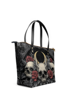 "Nightrosary" Leather Tote Bag