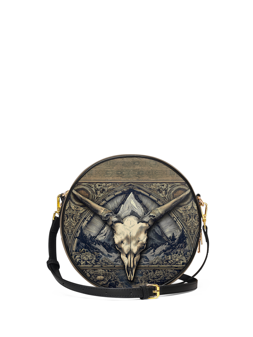 "Altarhorn" Circle Crossbody Bag