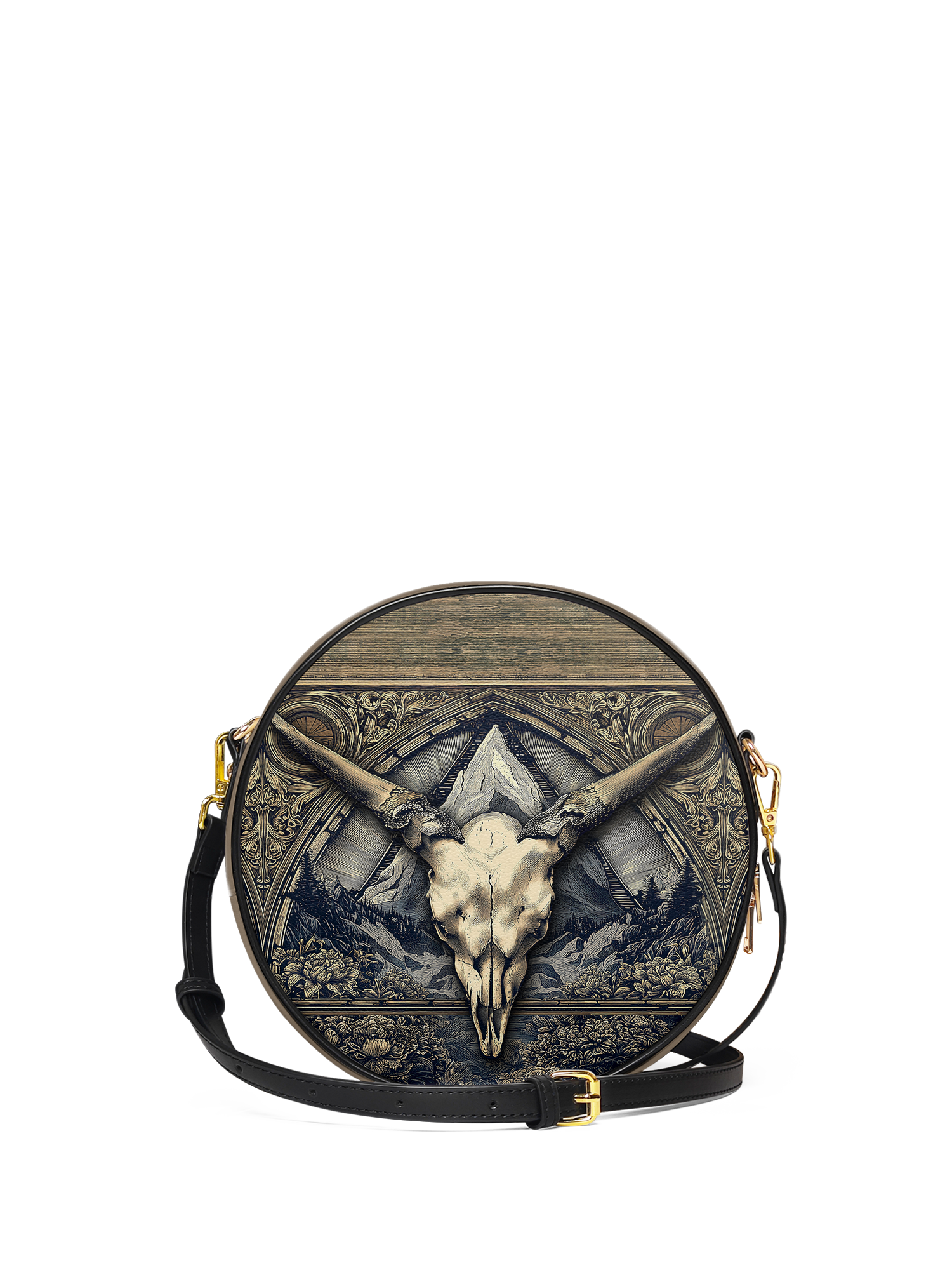 "Altarhorn" Circle Crossbody Bag
