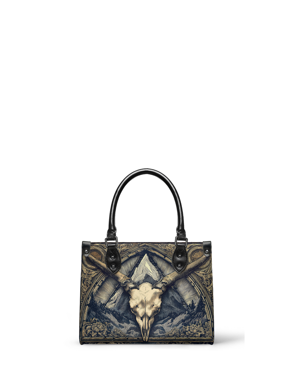 "Altarhorn" - Black Interior - Small Leather Handbag