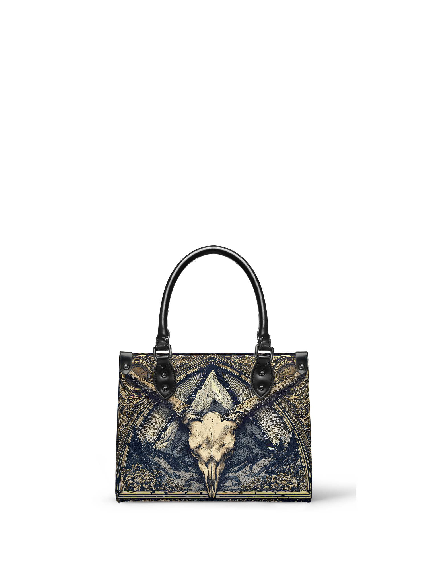 "Altarhorn" - Black Interior - Small Leather Handbag