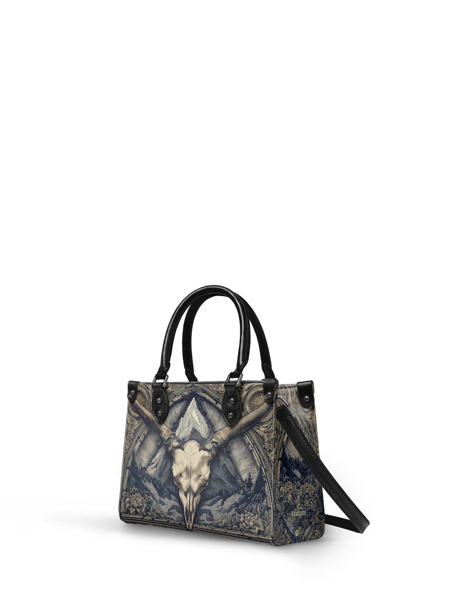 "Altarhorn" - Black Interior - Small Leather Handbag
