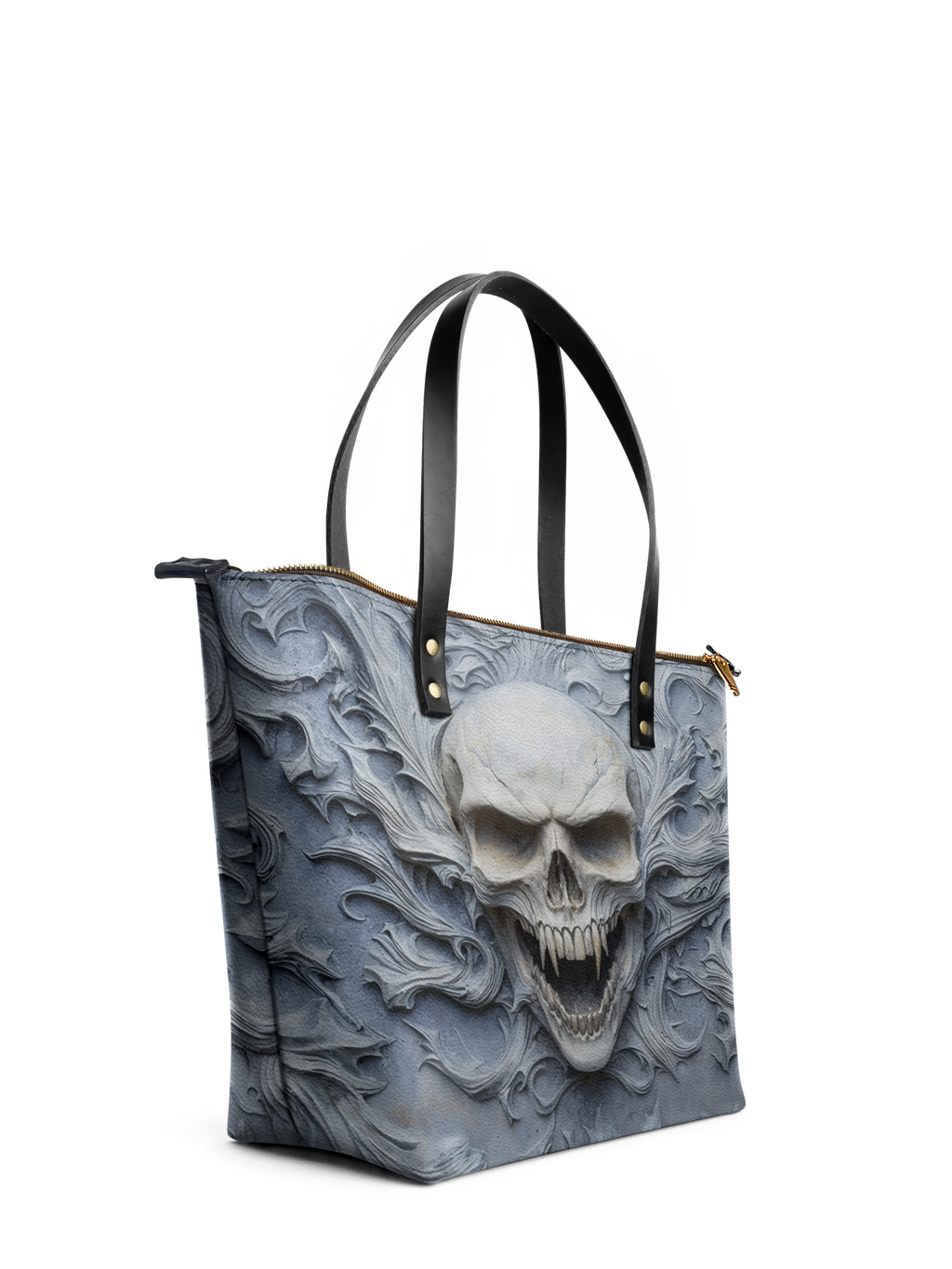 "Wraithbone" Leather Tote Bag