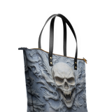 "Wraithbone" Leather Tote Bag Matching SANTA Combo