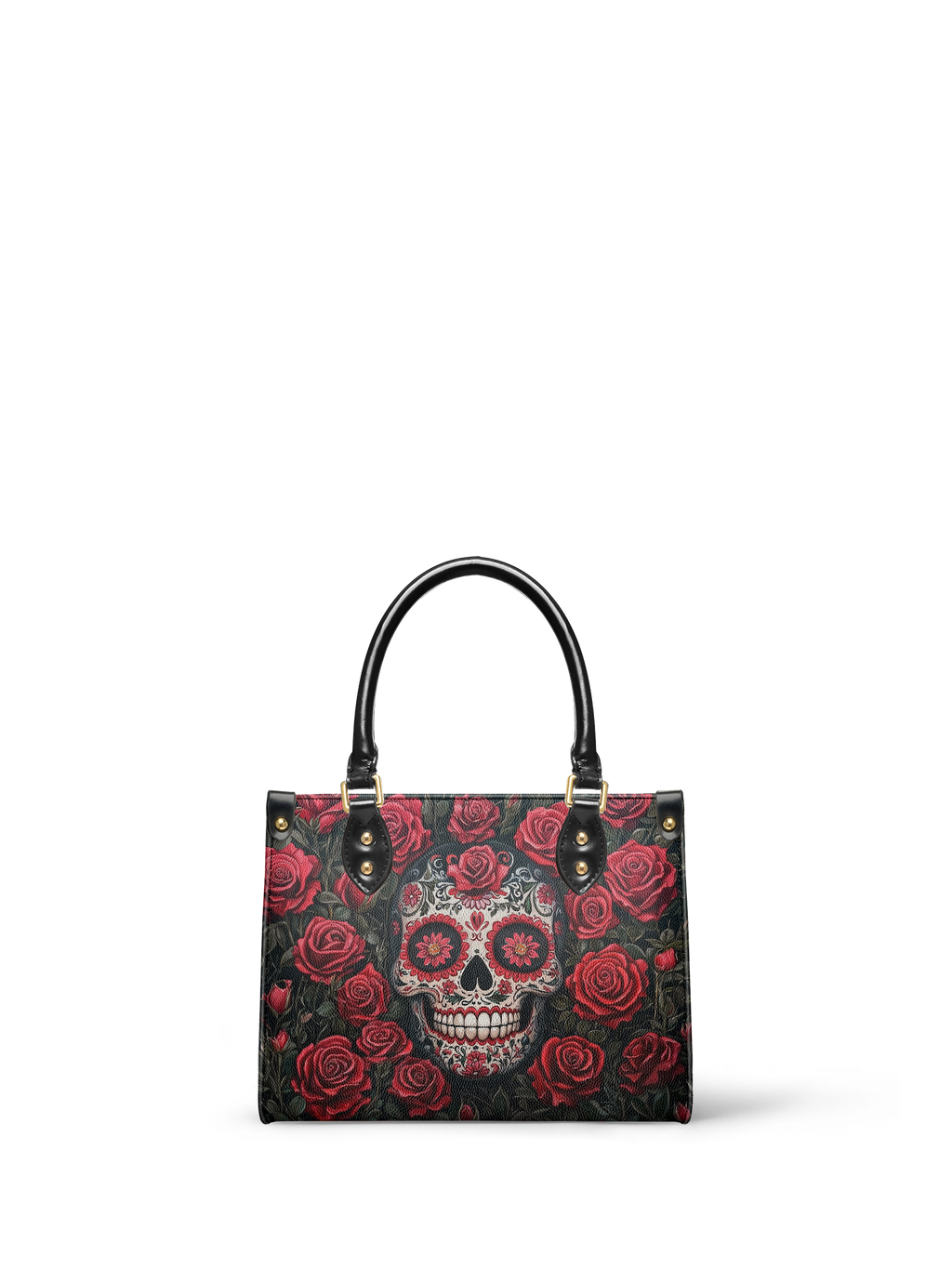 "La Roja" - Yellow Interior - Small Leather Handbag