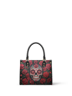 "La Roja" - Yellow Interior - Small Leather Handbag