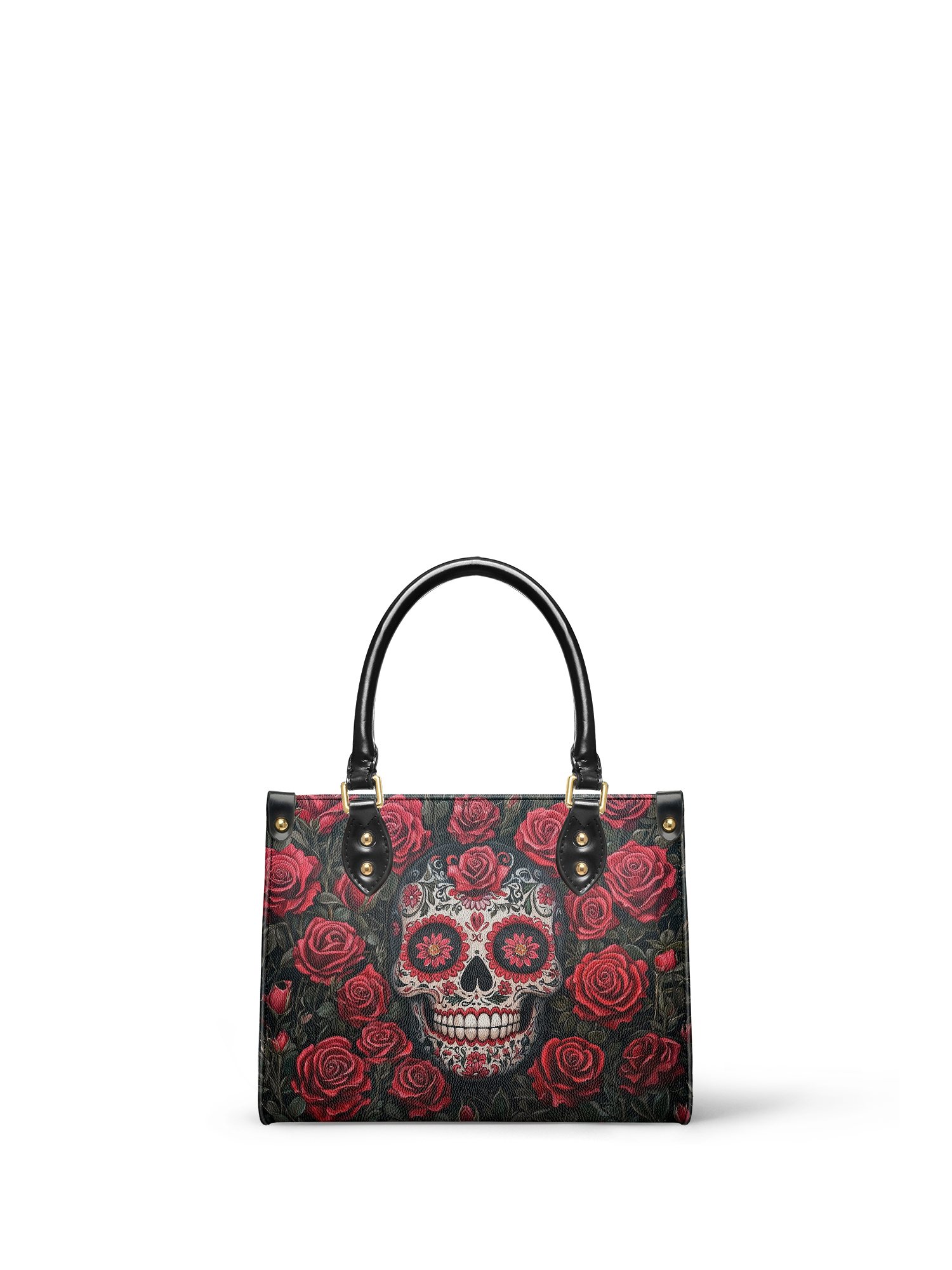 "La Roja" - Yellow Interior - Small Leather Handbag