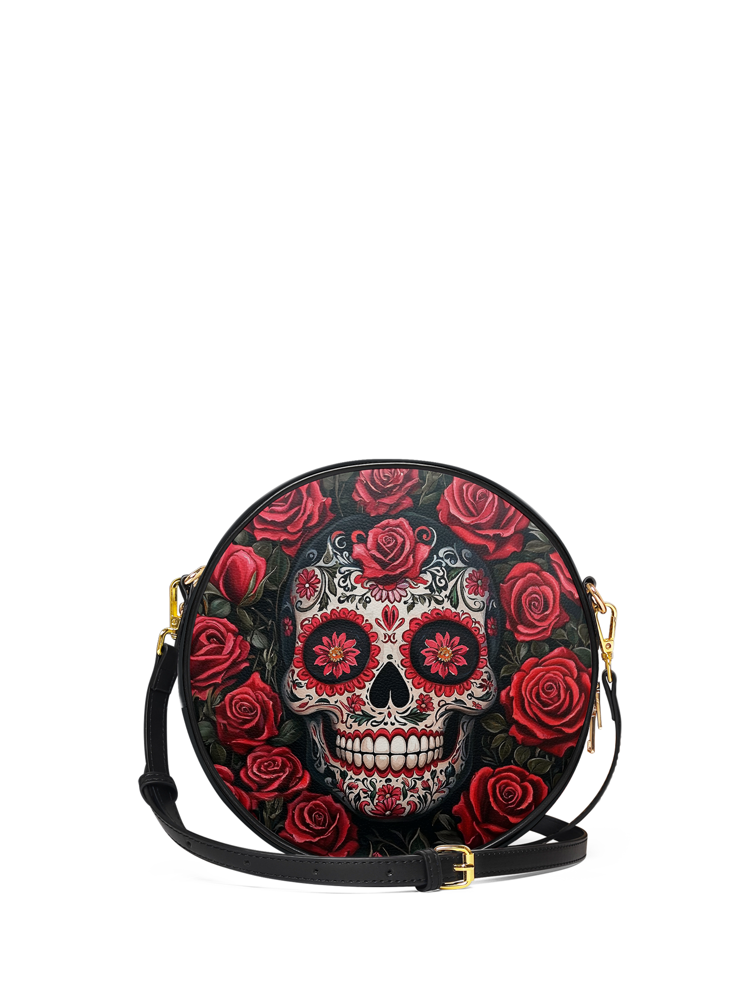 "La Roja" Circle Crossbody Bag