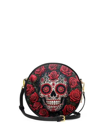 "La Roja" Circle Crossbody Bag