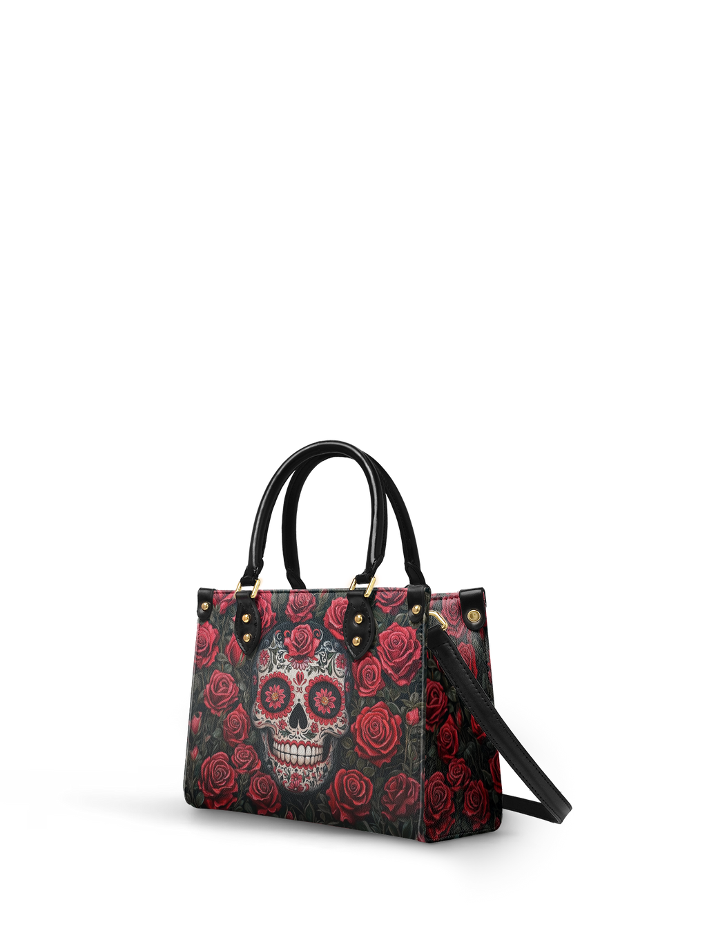 "La Roja" - Yellow Interior - Small Leather Handbag