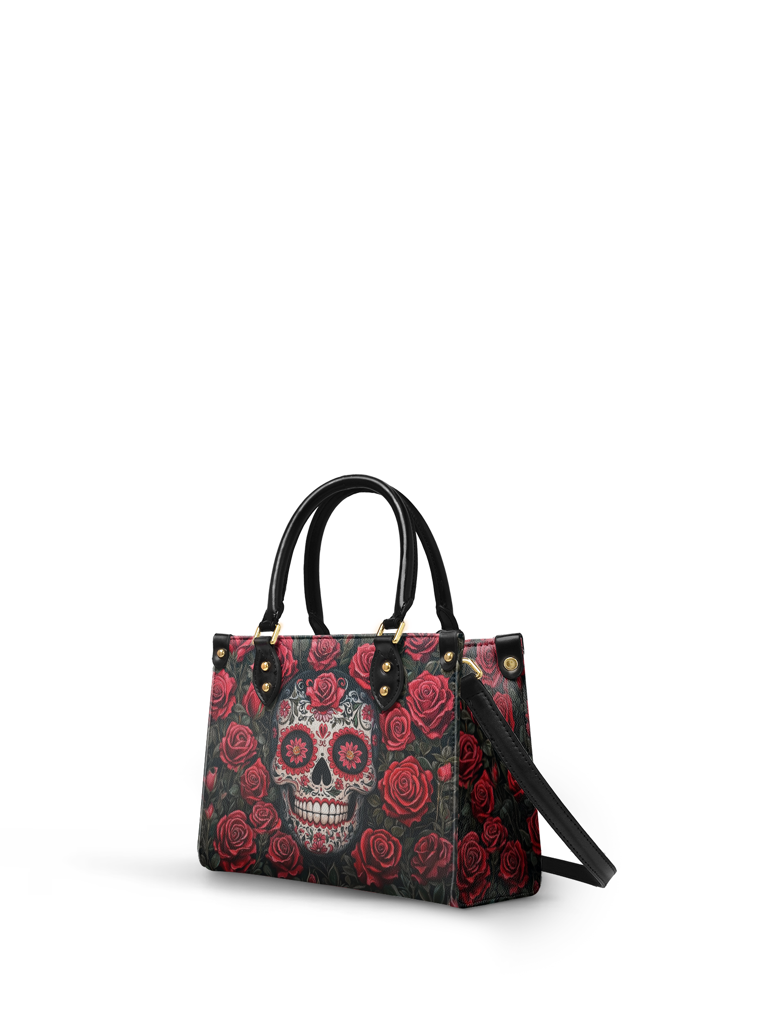 "La Roja" - Yellow Interior - Small Leather Handbag