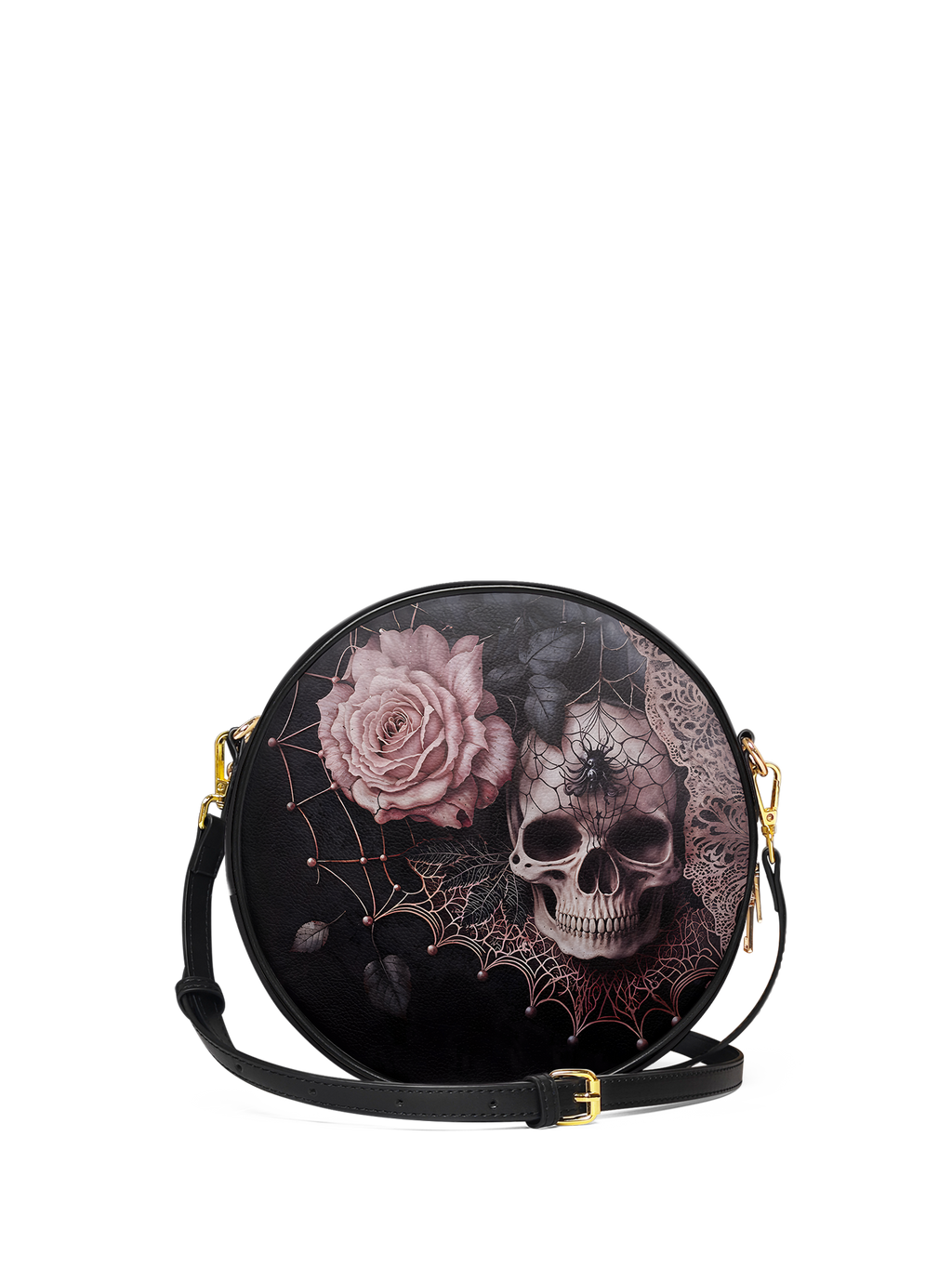 "Venomina" Circle Crossbody Bag