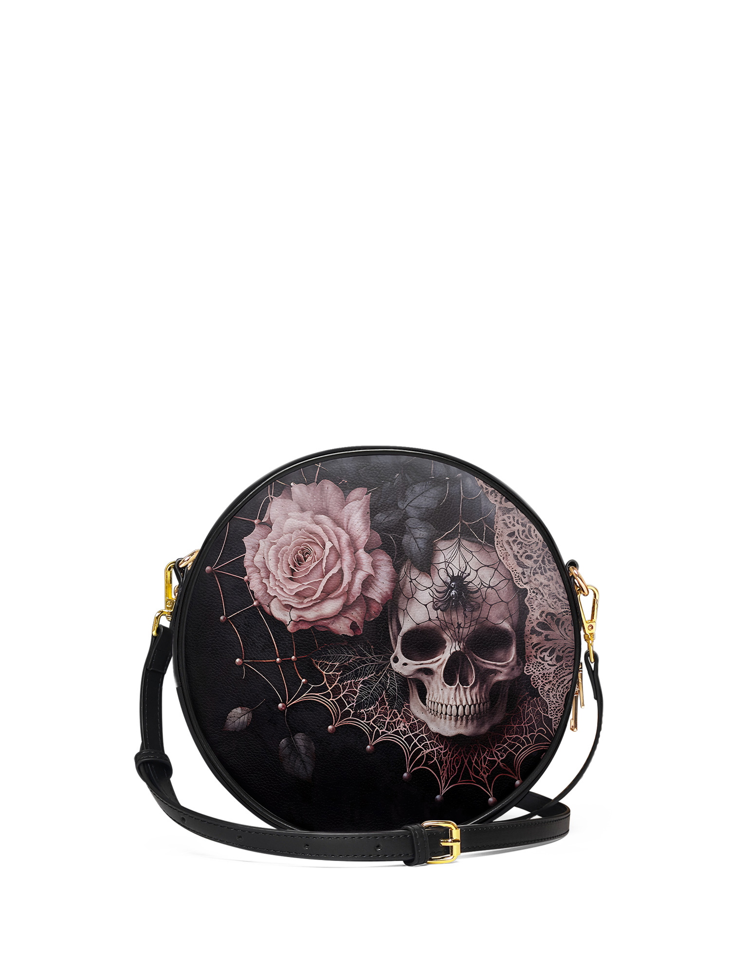 "Venomina" Circle Crossbody Bag