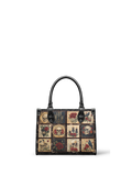 "Blacklitany" - Black Interior - Small Leather Handbag
