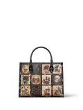 "Blacklitany" - Black Interior - Leather Handbag