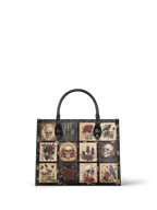 "Blacklitany" - Black Interior - Leather Handbag