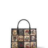 "Blacklitany" - Black Interior - Leather Handbag - 100.1 DEAL