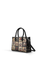 "Blacklitany" - Black Interior - Small Leather Handbag