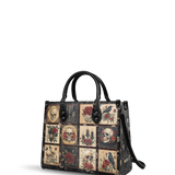 "Blacklitany" - Black Interior - Leather Handbag - 100.1 DEAL