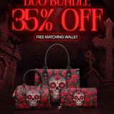 "La Roja" The Signature Duo Bundle (Small Leather Handbag)