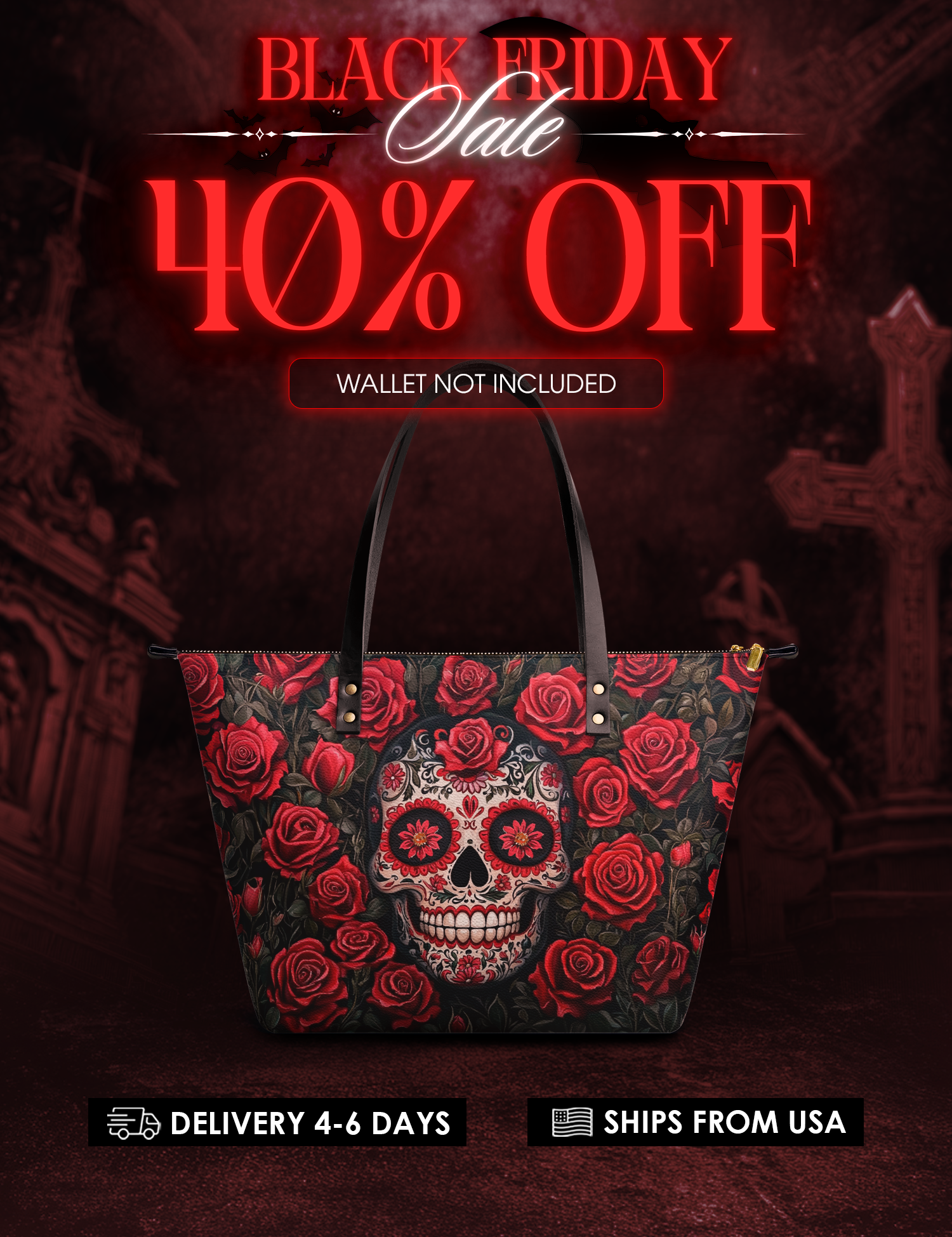 "La Roja" Leather Tote Bag Deal