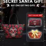 "La Roja" Leather Tote Bag Matching SANTA Combo