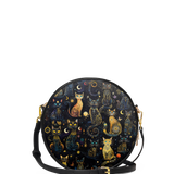 "Lunacat" Circle Crossbody Bag