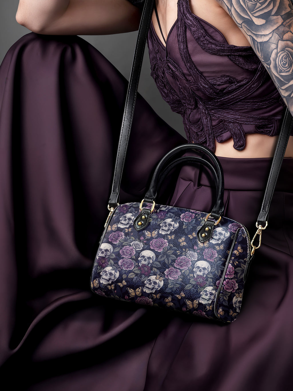 "Noctaflora" Mini Satchel