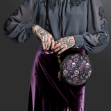 "Noctaflora" Circle Crossbody Bag Matching SANTA Combo