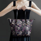"Noctaflora" Leather Tote Bag Matching SANTA Combo