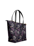 "Noctaflora" Leather Tote Bag