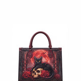 "Vampirosa" Applique Leather Handbag Pre-order