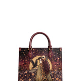 "Phantom Goddess" Applique Leather Handbag Pre-order