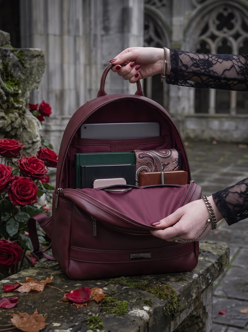 "Roseskull" Crypt Backpack